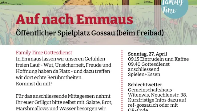 2025_04_27 FT Auf nach Emmaus (1) (Foto: Hannes Witzig-Brändli) 2025_04_27 FT Auf nach Emmaus (1) (Foto: Hannes Witzig-Brändli)